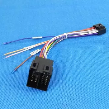Замена разъема адаптера жгута проводов радио стерео ISO 16Pin на адаптер кабеля ISO