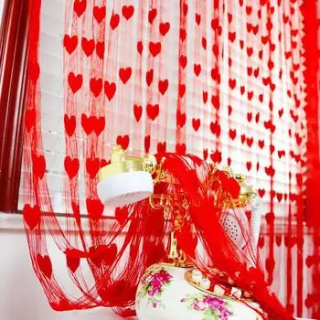 Занавеска из бусин Love Thread - ширина 1 м, высота 2 м: Дверь, Перегородка, Гостиная, Спальня, Крыльцо, Дизайн по Фэн-Шую 1 meter wide and 2 meters high фиолетовый