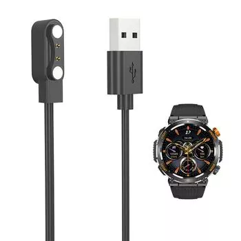 Запасные зарядные кабели для часов COLMI V68, USB-шнур для зарядки, умные часы, кабель питания 24 дюйма/39 дюймов A
