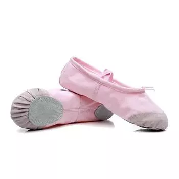 Детская танцевальная обувь Zapatillas, балетная обувь с мягкой подошвой, четыре сезона, тренировочная обувь для девочек, гимнастическая обувь для мальчиков, обувь для принцессы 22-insole15cm