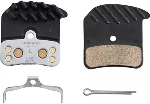 Запчасти для ремонта дисковых тормозов SHIMANO H03C, металл с ребрами, 1 пара IBPH03CMFA