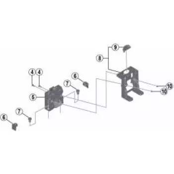 Запчасти для ремонта SHIMANO BM-E8020 Сборка храпового механизма Y72W00001