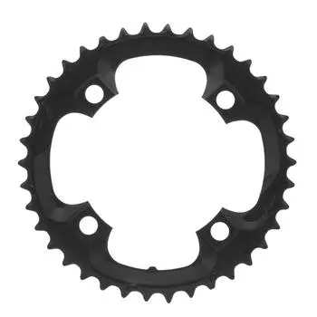 Запчасти для ремонта SHIMANO Передняя звезда с шипом 38T Y1KN98040 (черный) FC-M361-S FC-M361-L чёрный