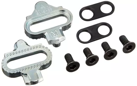Запчасти для ремонта SHIMANO SPD Cleat Multimode No Cleat Nut Y41S9810A SM-SH56 серебряный