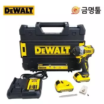 Зарядная отвертка Dewalt DCF601D2, 12 В, 2,0 Ач, 2 шт., комплект с двигателем BL DCF601N