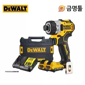 Зарядная отвертка Dewalt DCF601L2, 12 В, 3,0 Ач, 2 шт., комплект с двигателем BL DCF601N