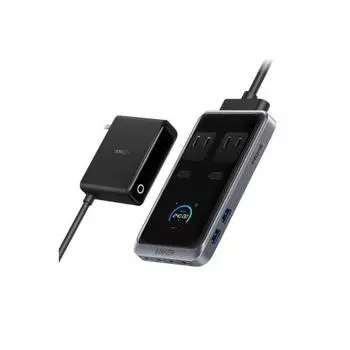 Зарядная станция Anker Prime (8-в-1, 240 Вт) [Стационарного типа/Использует фирменную технологию Anker GaNPrime/2 выходных порта/4 порта USB-C/2 порта USB-A/PSE
