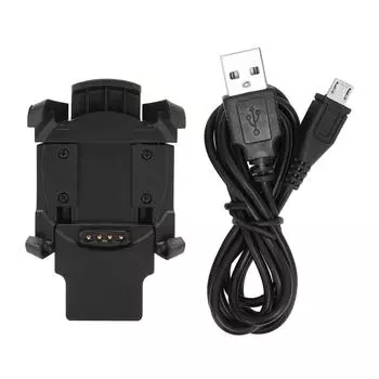 Зарядное устройство совместимо с Garmin Descent Mk1 GPS Smart Watch USB-кабель для зарядки с зажимом для док-станции