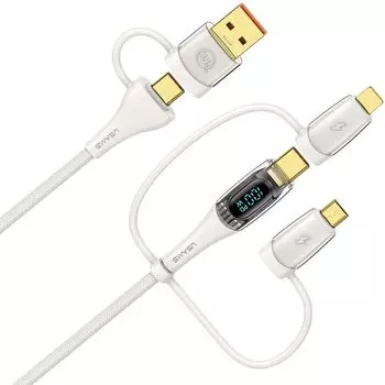 Зарядный кабель 6-в-1, совместимый с 100WPD, быстрая зарядка, USB TYPE C, высокоскоростная передача данных, USB-адаптер-переходник, многофункциональная зарядка 3-в-1