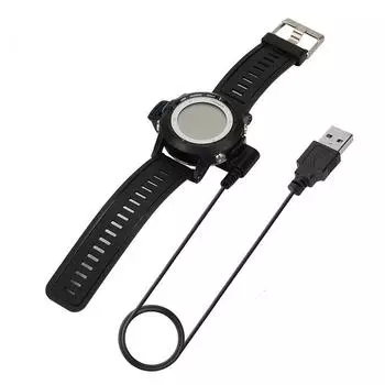 Зарядный кабель для Garmin Garmin Fenix2 Smart Watch, кабель для передачи данных D2 Bravo, зарядная док-станция для часов чёрный