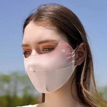 Защита от ультрафиолета Ice Silk Солнцезащитная маска Ветрозащитная солнцезащитная маска для лица Golf style 4