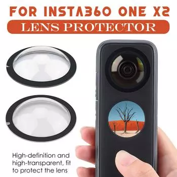 Защитная крышка объектива из 2 предметов для Insta 360 ONE X2