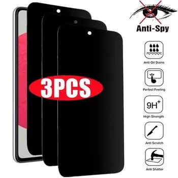 Защитная пленка для экрана Samsung A54 A53 A52S 5G A34 A51 A33 A32 A31 A22 A14 A13 A12 A21S A04 A03 A70 A71 A72, антишпионское стекло Huawei P Smart 2019 чистый