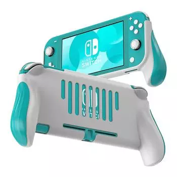 Защитная ручка для Nintendo Switch Lite Эргономичный держатель Игровой контроллер Ручка Крышка консоли Кронштейн Корпус Игровые аксессуары небесно-голубой