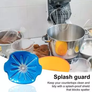 Защитный экран от брызг для миксеров KitchenAid - легкоочищаемый защитный экран от брызг, скребок для наклонной головки Round красный