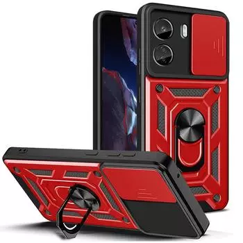 Защитный чехол для камеры Xiaomi Redmi 13C 12 4G 12C 11A 10c 10 9T 9 9a 9c Redmi K60 Ultra K50 Gaming K40 Armor Hybrid Ring Cover For Redmi 13C 4G чёрный