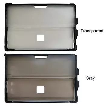Защитный чехол для Microsoft Surface Pro 11 10 9 8 13 дюймов, совместимый с клавиатурой Type Cover, защитный прочный чехол gray