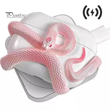 Защитный чехол для наушников 3D Snake Design Ударопрочный, устойчивый к царапинам, защитный чехол для беспроводных наушников Snake для AirPods 4 D белый