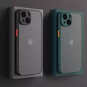 Защитный чехол для телефона для Iphone 14 Pro Max 11 12 13 Xs X Xr 7 8 Plus 6 6s Se 2020 13 Mini противоударный матовый чехол Fundas For iPhone 12 Mini