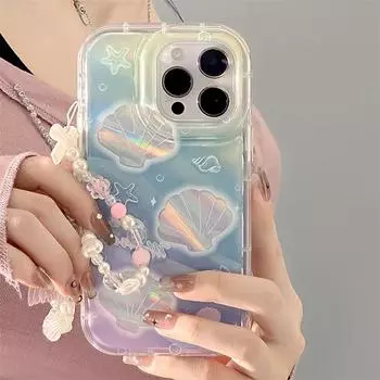 Защитный чехол Zhitai Phantom Shell для Apple iPhone 11/12/14/15 Pro Max с браслетом, совместимым с 16Pro. iPhone 13 Pro