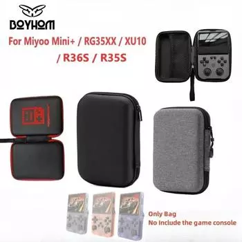 Защитный игровой футляр для хранения Miyoo Mini Plus R36S R35S Портативная сумка для хранения консольный чехол для Anbernic RG35XX XU10