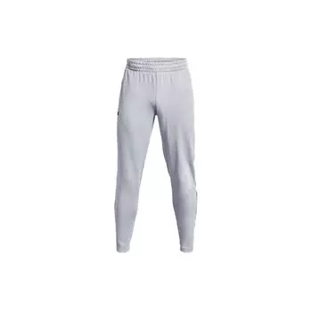 Зауженные джоггеры с эластичной резинкой на талии и принтом логотипа Under Armour Rival Terry Серые 1369472-011 S