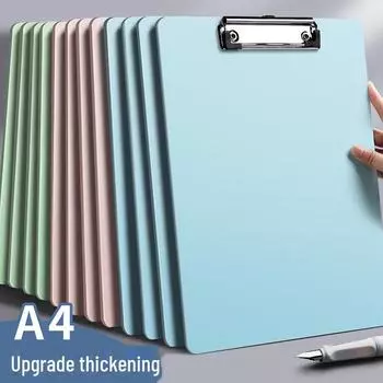 Зажим для блокнота из плотного картона формата А4 Writing ClipboardBlue-Horizontal синий