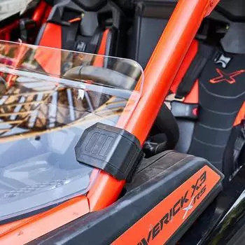 Зажимы для лобового стекла ATV UTV, зажимы для крепления стекла мотоцикла, аксессуары для Honda Pioneer 1000 Can-Am 800 800r X Commander Maverick чёрный