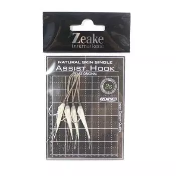 Zeake Assist Hook Single Fish Skin SLJ 4 в упаковке 2S (Размер 9) (1960)