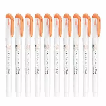 Zebra Highlighter Mild Liner Blush Mild Apricot 10 pieces B-WFT8-MAP абрикосовый