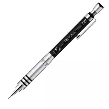 Zebra Карандаш механический Tect Two Way черный 10 шт 0,5 B-MA41-BK