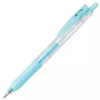 Zebra Sarasa Clip Gel Ballpoint Milk BJJ15MKBL Pen, 0.5mm, Blue, 10-Piece Set,