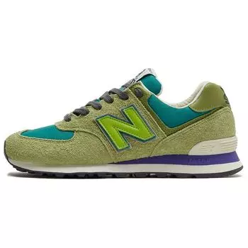 Зеленые кроссовки унисекс New Balance Stray Rats x 574 ML574RAU 42.5
