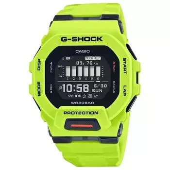 Зеленые мужские часы G-Squad, Green G-Squad Connect Men s Watch, Casio
