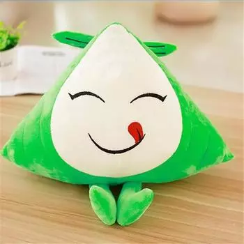 Зеленые плюшевые игрушки Zong Zi, маленькие подвески, драконьи лодки, праздник, мультяшная мягкая игрушка для детей, корпоративные мероприятия, подарок 15 см 15CM