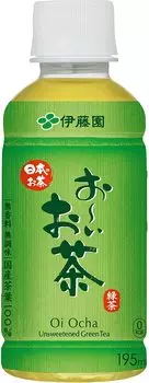 Зеленый чай Itoen Oi Ocha 195 мл x 60 бутылок Горячий, холодный и