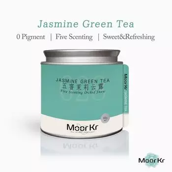 Зеленый чай с жасмином | № 628 Five Scenting Cloud Manna Brand MoorKr Handmade Flower Tea Натуральный ароматизированный китайский чай Ча Китайский освежающий