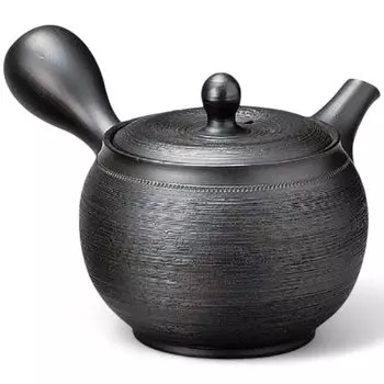Зеленый чайник Ceramesh с фильтром Made in Japan J-kitchens Tokoname-yaki, 350 мл,