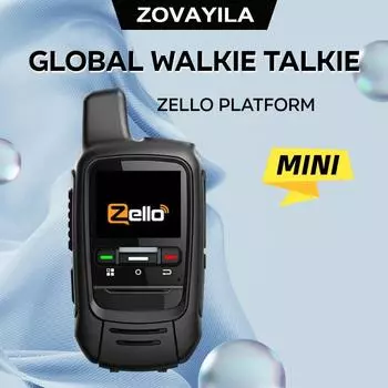 ZELLO Global Android POC Intercom Outdoor 5000km 4G Mini Portable Fleet Двунаправленный Intercom