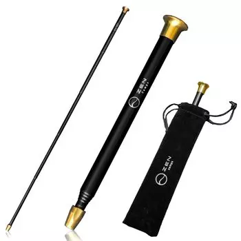 ZEN Camps Fire Blower Bellows Fire Starter Телескопический компактный кейс для хранения на открытом воздухе для кемпинга Костер для барбекю из латуни