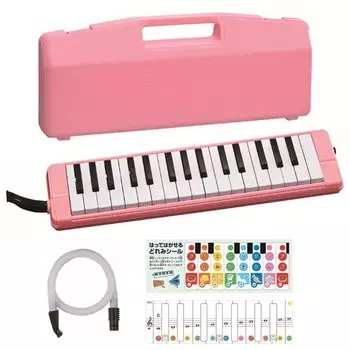 Zenon Kenban harmonica PINK with hard case C-32P