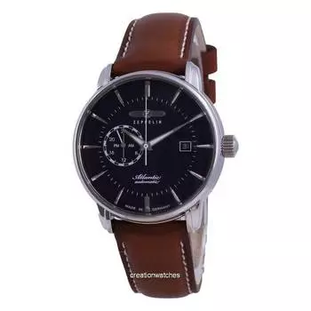 Zeppelin Atlantic Blue Dial Leather Automatic 8470-3 84703 Мужские часы синий