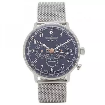 [Zeppelin] Часы ZEPPELIN 7036M3 Navy Silver