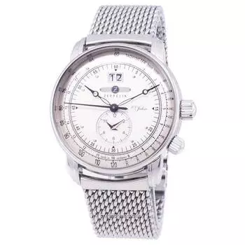 Zeppelin Series 100 Years ED.1 Germany Made 7640M-1 7640M1 Мужские часы белый