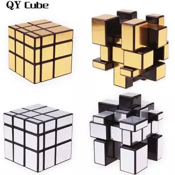 Зеркальный куб 3x3x3 Magic Cube Speed Cubo Профессиональная головоломка Cubo Magico игрушки для детей Зеркальные блоки 3x3 Cube