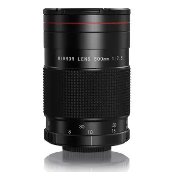 Зеркальный объектив Lightdow EF 500 мм, совместимый с телеобъективом Canon, зеркальный объектив для Canon EOS Kiss X10i X10 X9i X9 X8i X7i X6i X5 X4 X3 X2 F7.5