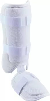 ZETT Baseball Leg Guard for Left and Right White Made in Japan BLL320AK2 Batter s Use, (1100)