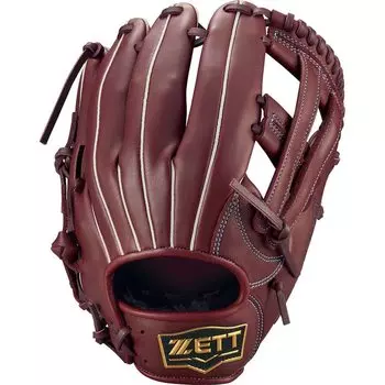 ZETT Soft Baseball Glove Soft Steer For Left Throwing Bordeaux Brown 6 BRGB35240 (Glove) All-Round (4000) Size