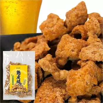 Жареная куриная кожа Saiwa Shoten, закуска отечественного производства, освежающий вкус куриной кожи со вкусом перца юдзу, деликатес из куриной кожи, хрустящая куриная кожа