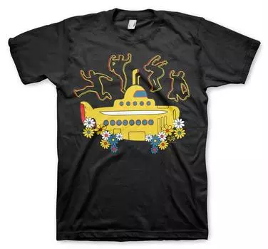 Желтая футболка унисекс The Beatles Submarine S